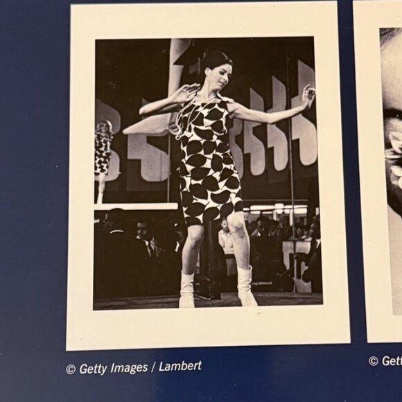 Retro 1960s Frameable Poster Set of 5 Wall Art Iconic Black White Fashion London - Picture 5 of 10